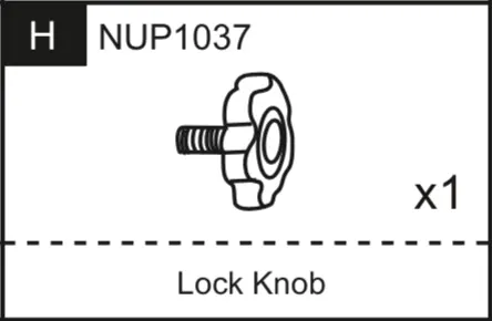 NUP1037 Tamper-Resistant Lock Knob Replacement