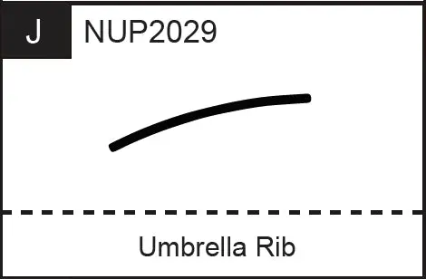 NUP2029 Reinforced Rib Component Replacement for Structural Support