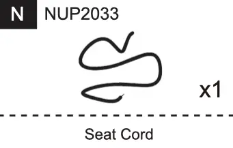 NUP2033 Seat Cord Replacement