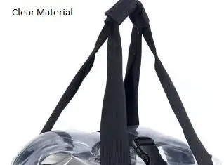 OCOEE Clear Waterproof Duffel Bag – Heavy-Duty Travel Tote