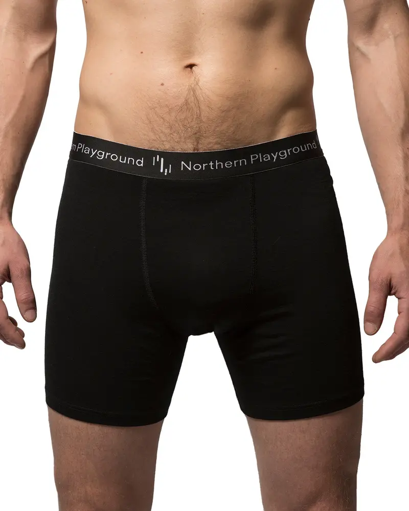 Organic Wool & Silk Boxer Briefs – Men’s Natural Blend