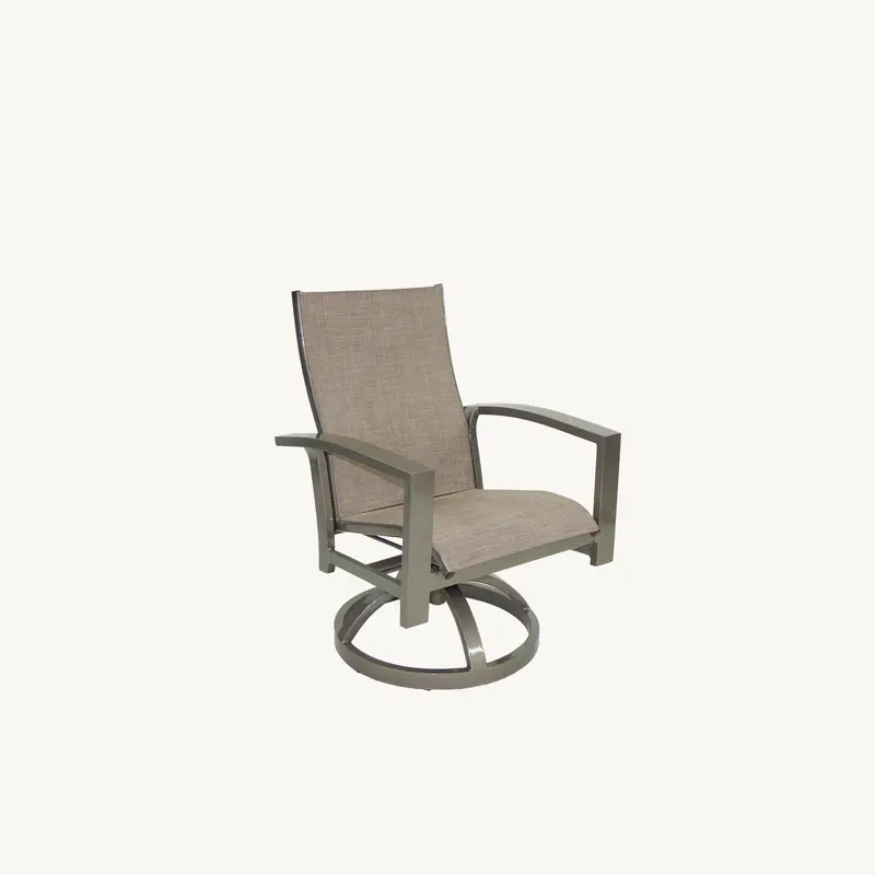 Orion Sling Swivel Rocker – All-Weather Outdoor Chair by Castelle