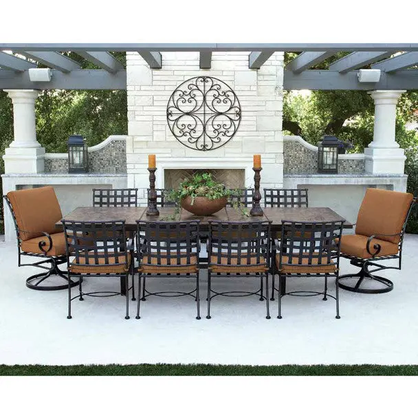 Ow Lee Classico 11-Piece Aluminum Dining Set
