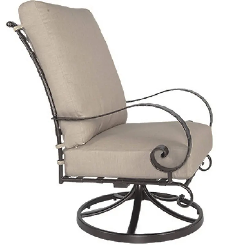 Ow Lee Classico High-Back Swivel Rocker Lounge Chair