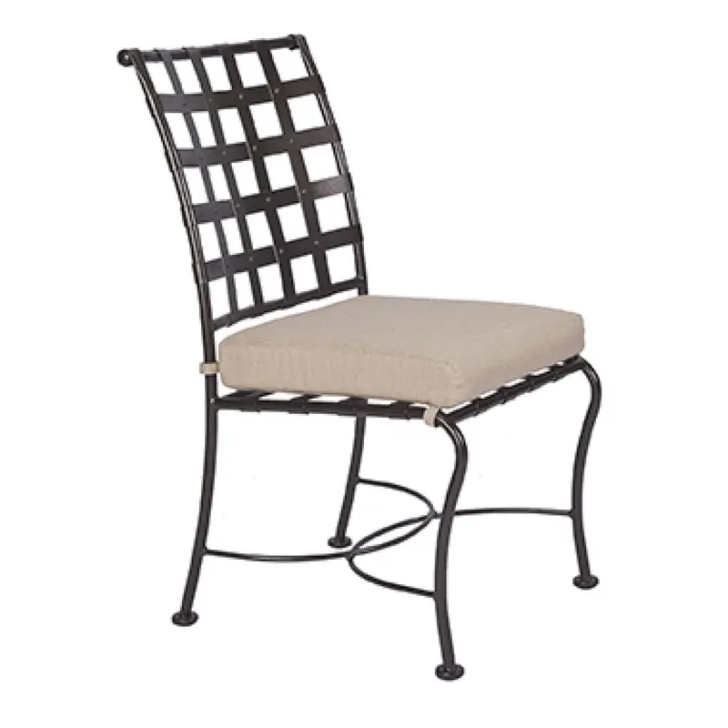 Ow Lee Classico Outdoor Dining Side Chair – Sleek Aluminum Design