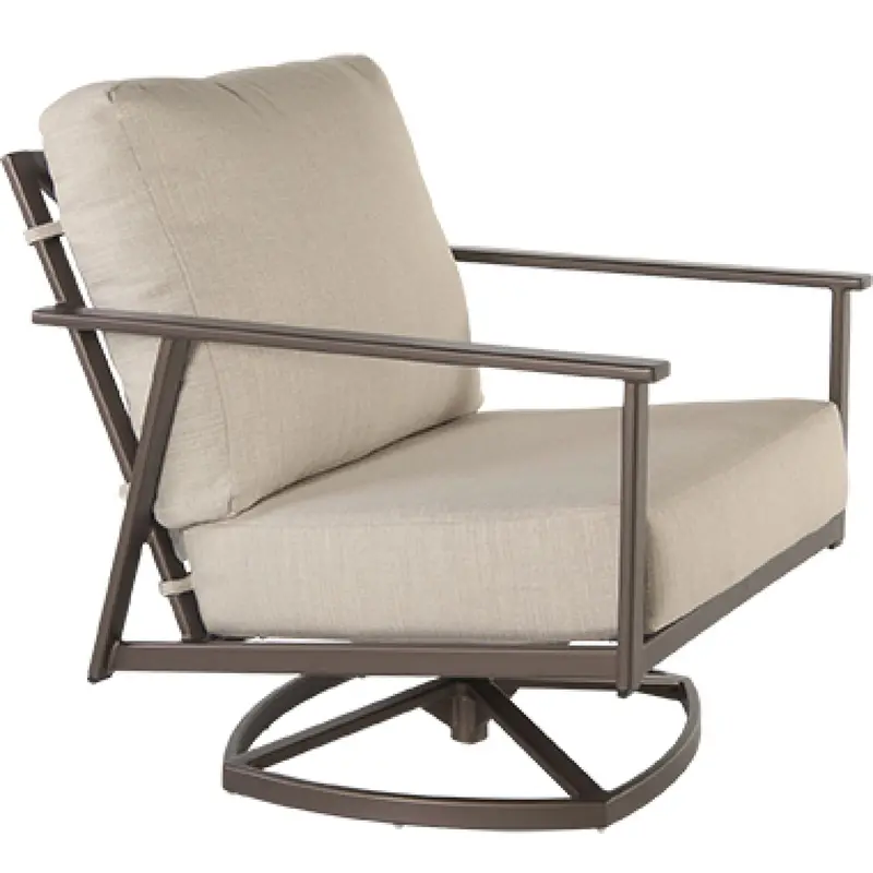 Ow Lee Marin Swivel Rocker Lounge Chair – 360° Rotation + Rocking Motion