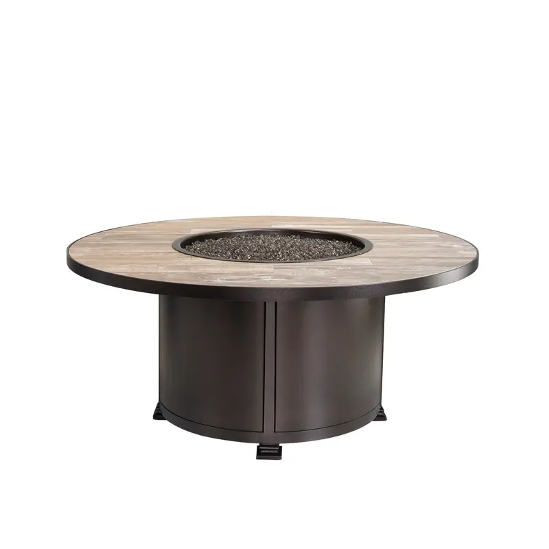 Ow Lee Santorini 54-Inch Round Iron Fire Pit