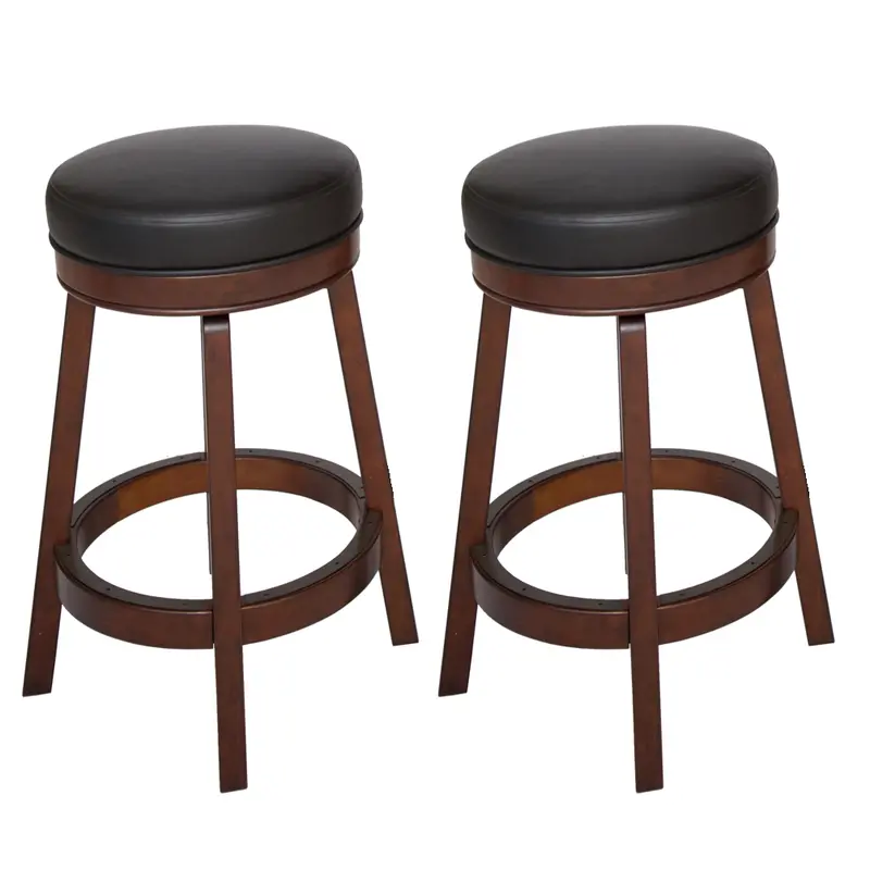 Oxford 2-Pack Upholstered Bar Stools – Modern Pub Seating