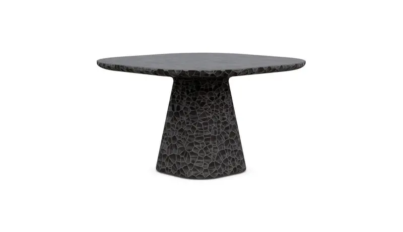 Panama 48-Inch Coal-Finish Dining Table by Azurro Living