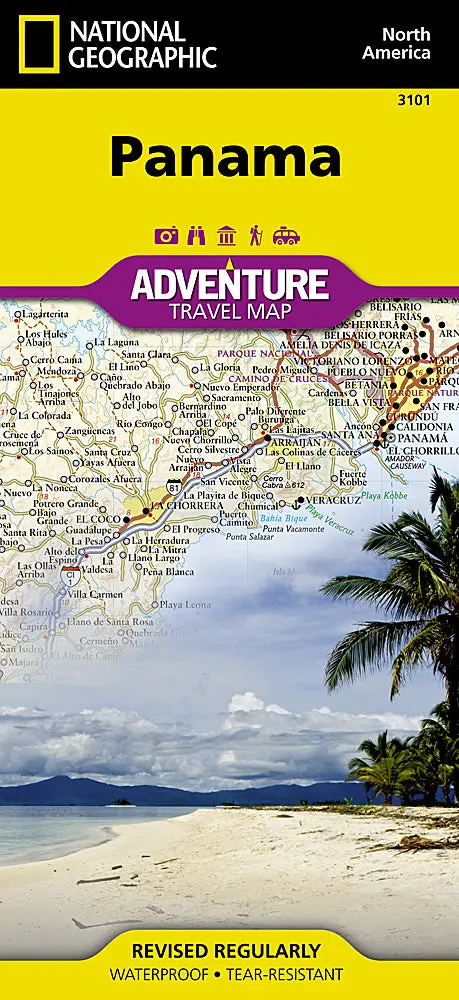 Panama Tropical Adventure Map