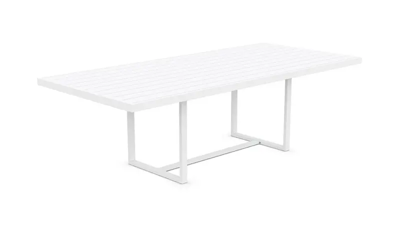 Pavia 96-Inch White Dining Table by Azurro Living