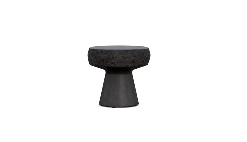 Pensacola Coal-Finish Side Table by Azurro Living