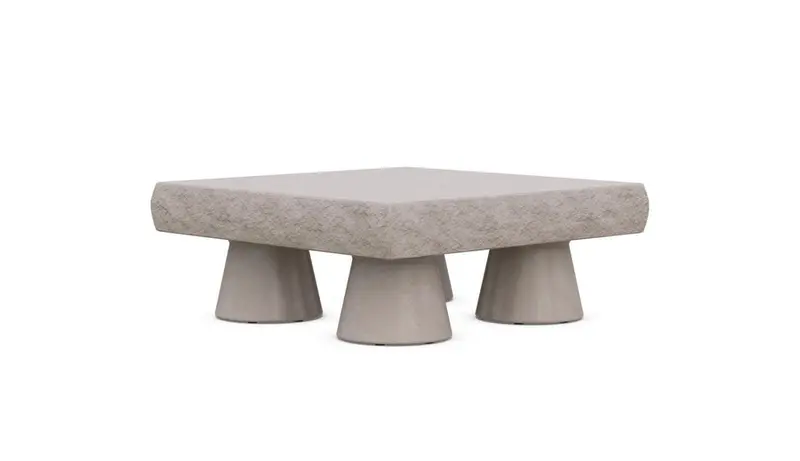 Pensacola Oat-Finish Coffee Table by Azurro Living