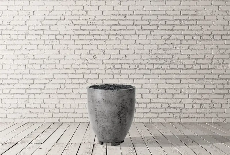 Pentola 1 Fire Bowl – Compact Round Fire Feature, Ideal for Small Patios and Rooftops