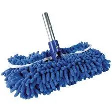 Pivoting Microfiber Wash Head with Adjustable Angle