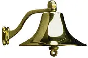 Polished Cast Brass Nautical Bell