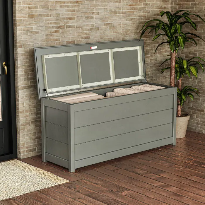 Polywood 68-Inch Outdoor Console Table with Storage