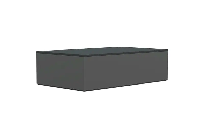 Porto Marble-Top Coffee Table in Charcoal by Azurro Living