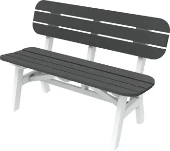 Portsmouth 4-Foot Patio Bench – Seaside Casual