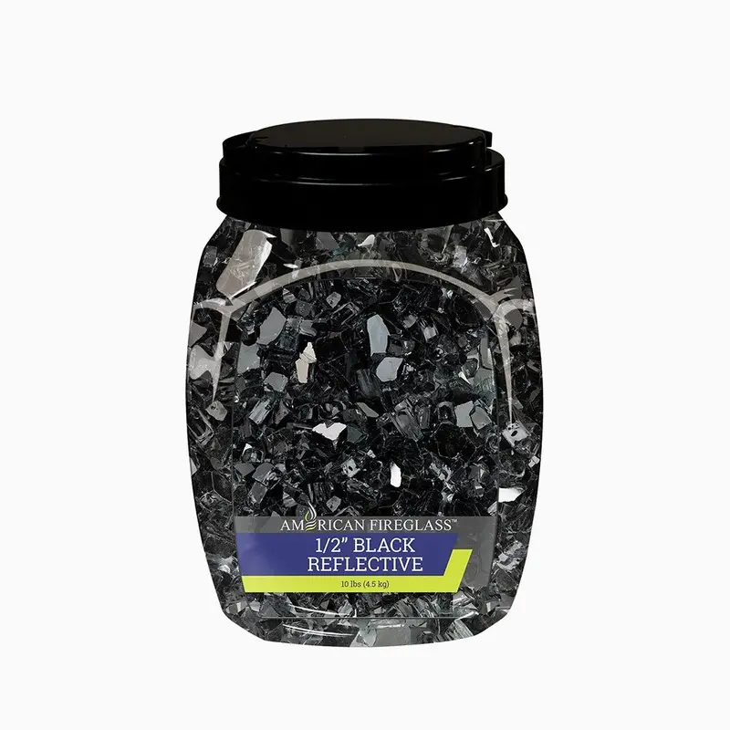 Premium 1/2-Inch Reflective Fire Glass – American Fire Glass