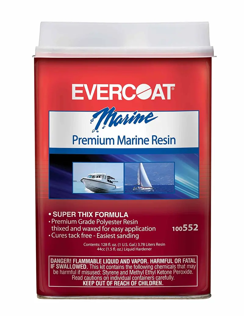 Premium Marine Resin with Wax – Ready-to-Finish Lamination Resin