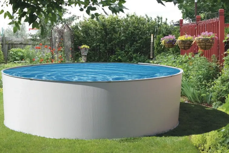 Presto Round Above-Ground Pool Package with 52-Inch Deep Steel Walls