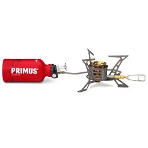 Primus OmniFuel Titanium Stove with Dedicated Fuel Bottle