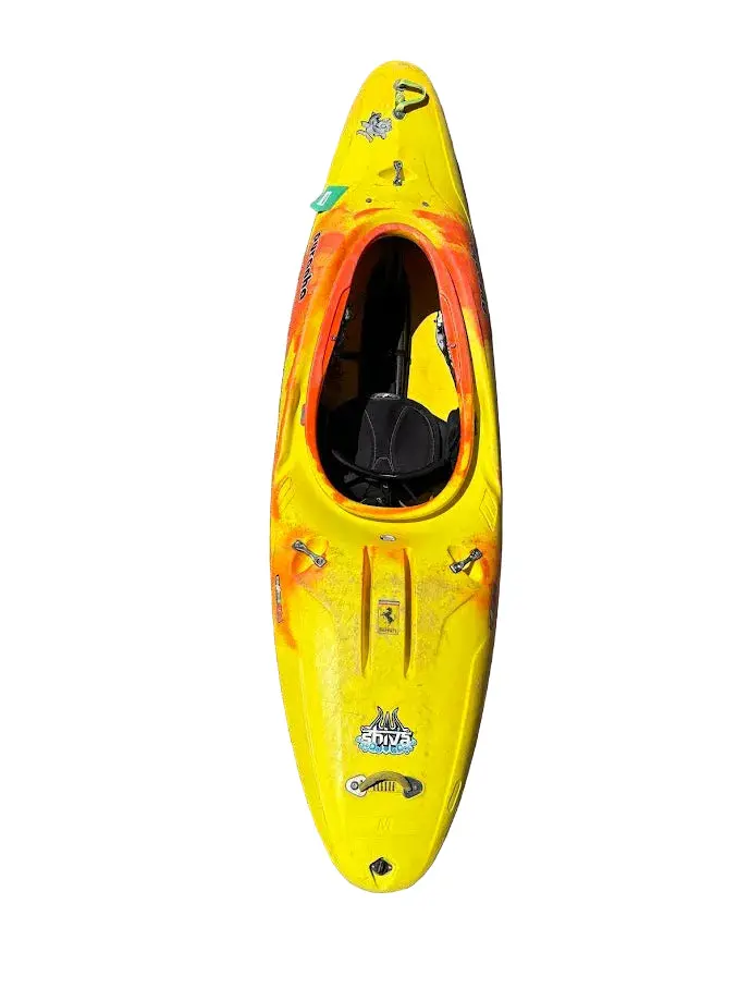 Pyranha Shiva Medium Kayak – Yellow/Orange Finish (Used)