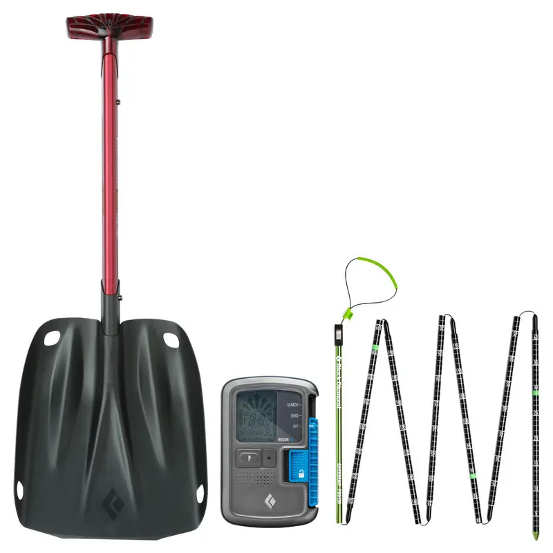 Recon Avalanche Safety Kit – Beacon, Probe & Shovel Set