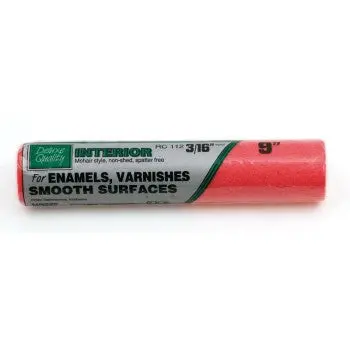 Red Mohair Roller Cover for Fine Surfaces