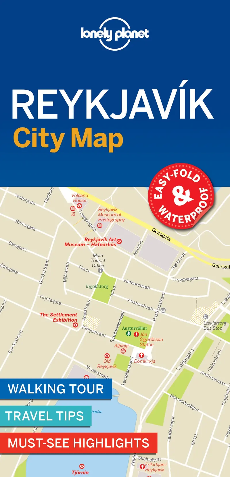 Reykjavik City Map – Lonely Planet