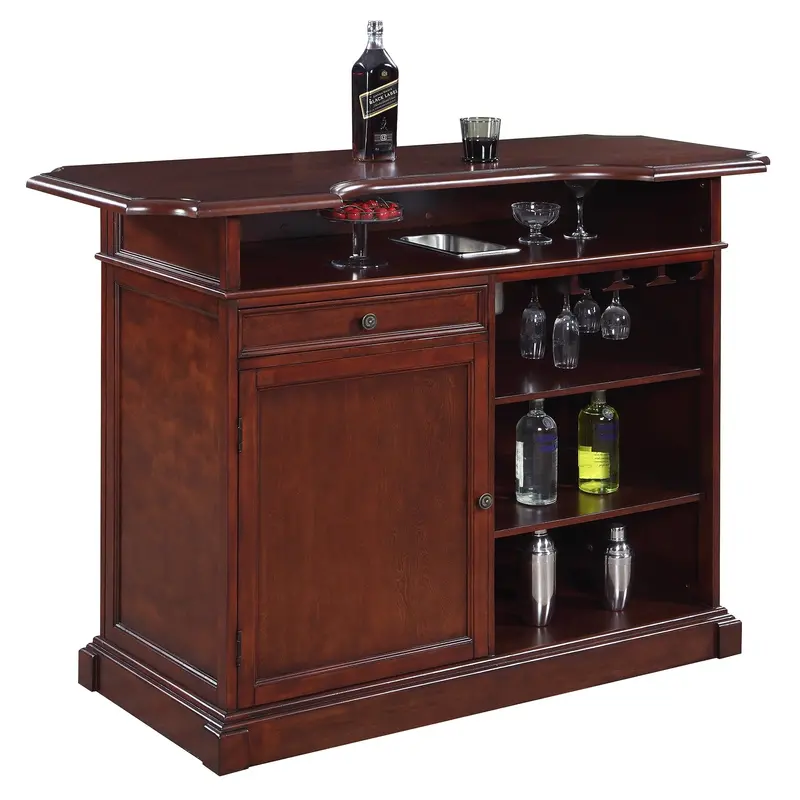 Ridgeline 5-Foot Home Bar Set with Integrated Storage
