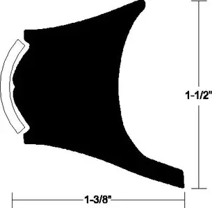 Rigid Vinyl Rub Rail – Full-Length Protection