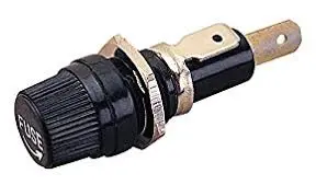 Round Spade-Terminal Fuse Holder
