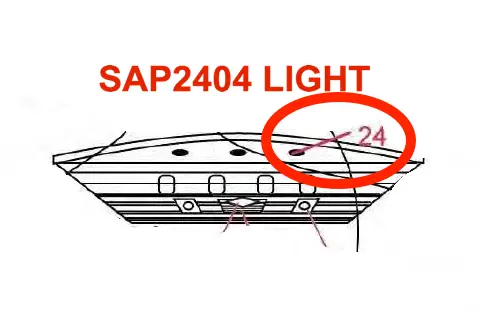 SAP2404 / SAP2403 Replacement Light Bulb (Compatible Models)