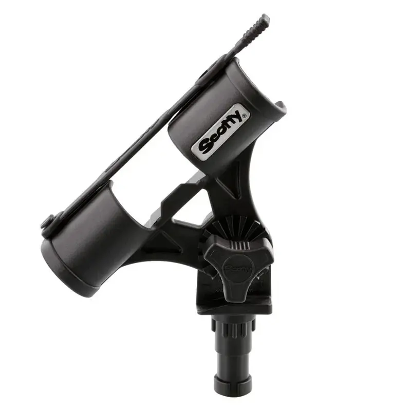 Scotty Adjustable Fly Fishing Rod Holder with Low-Profile Deck Mount