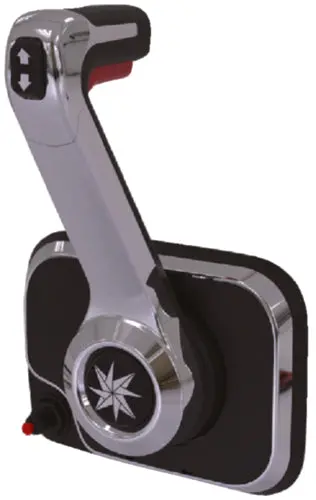 Seastar Xtreme Single-Lever Side-Mount Control with Trim Switch