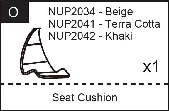 Seat Cushion Replacement – NUP20xx Series