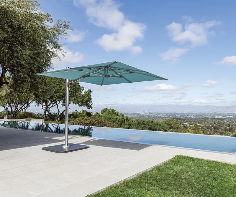 Shademaker Solaris 10-Foot Square Cantilever Umbrella