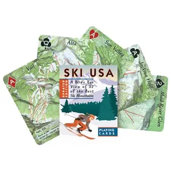 SKI USA Premium Playing Cards Deck