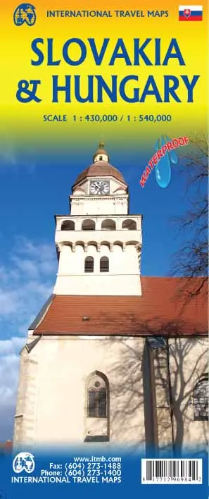 Slovakia and Hungary Joint Travel Map