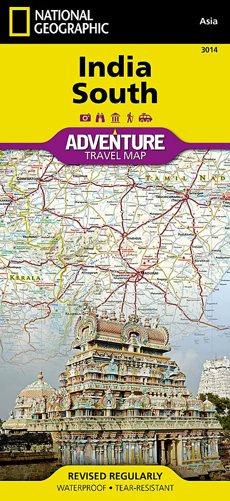 South India Spiritual & Landscape Adventure Map