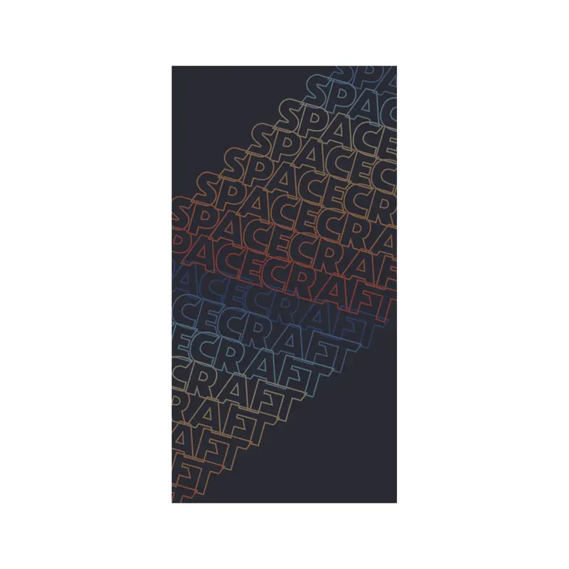 Spacecraft Space Wars Performance Neck Gaiter for Cold Weather