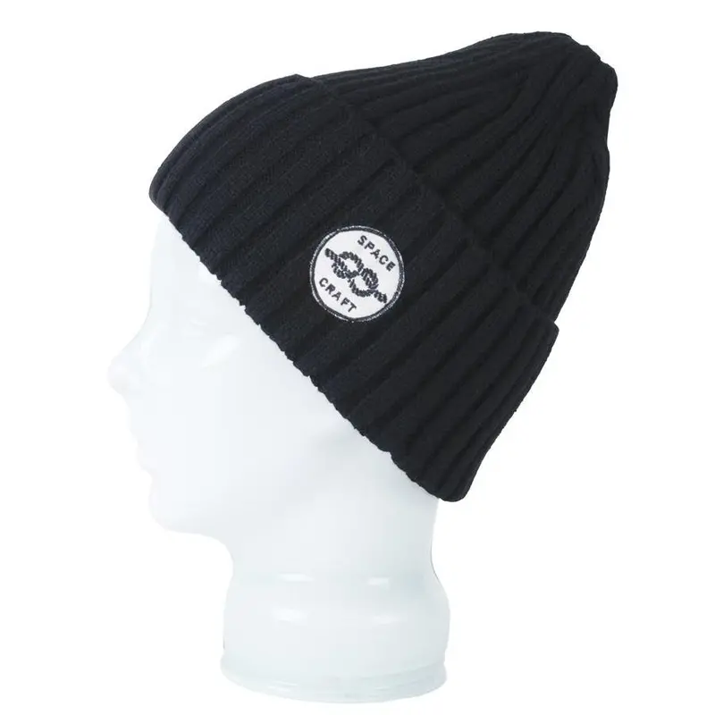 Spacecraft Square Knot Knit Beanie – Merino Blend
