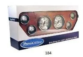 Spun Silver Analog Gauge Set – Retail Boxed