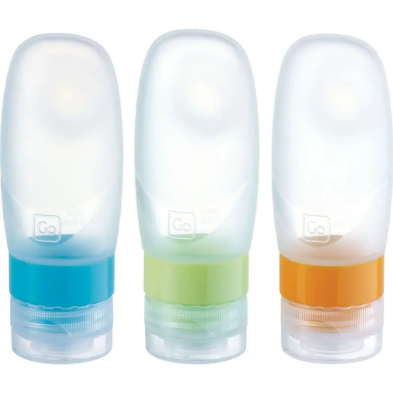 Squeeze It Trio Refillable Bottles – Set of Three 60ml Leak-Proof Travel Containers
