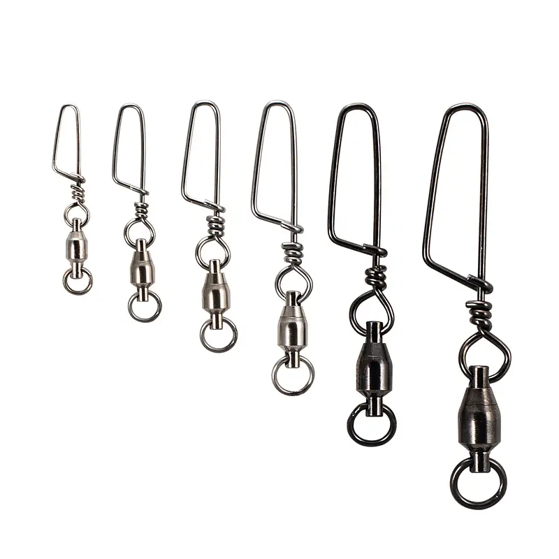 Stainless Steel Ball-Bearing Swivels – 5-Pack