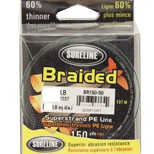 Sureline Braided Fishing Line – 300-Yard Spool