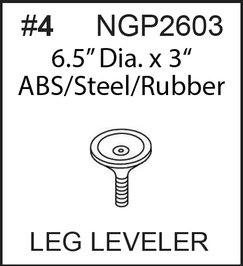 Swivel Leg Leveler Replacement – NGP2603