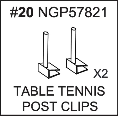 Table Tennis Post Clip Replacement – NGP57821